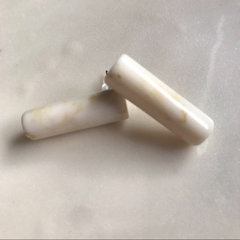 Marble post earrings